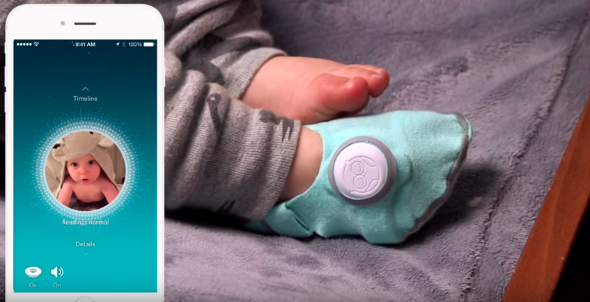 Owlet, la socquette connectée pour bébé