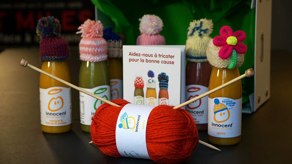 Tricoter pour la bonne cause avec Innocent !